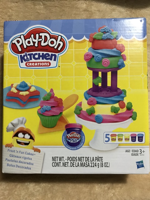 play doh pasteles decorados