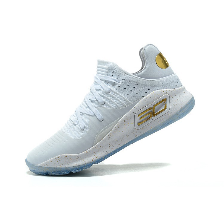 Girls Under Armour Curry 4 Low White 