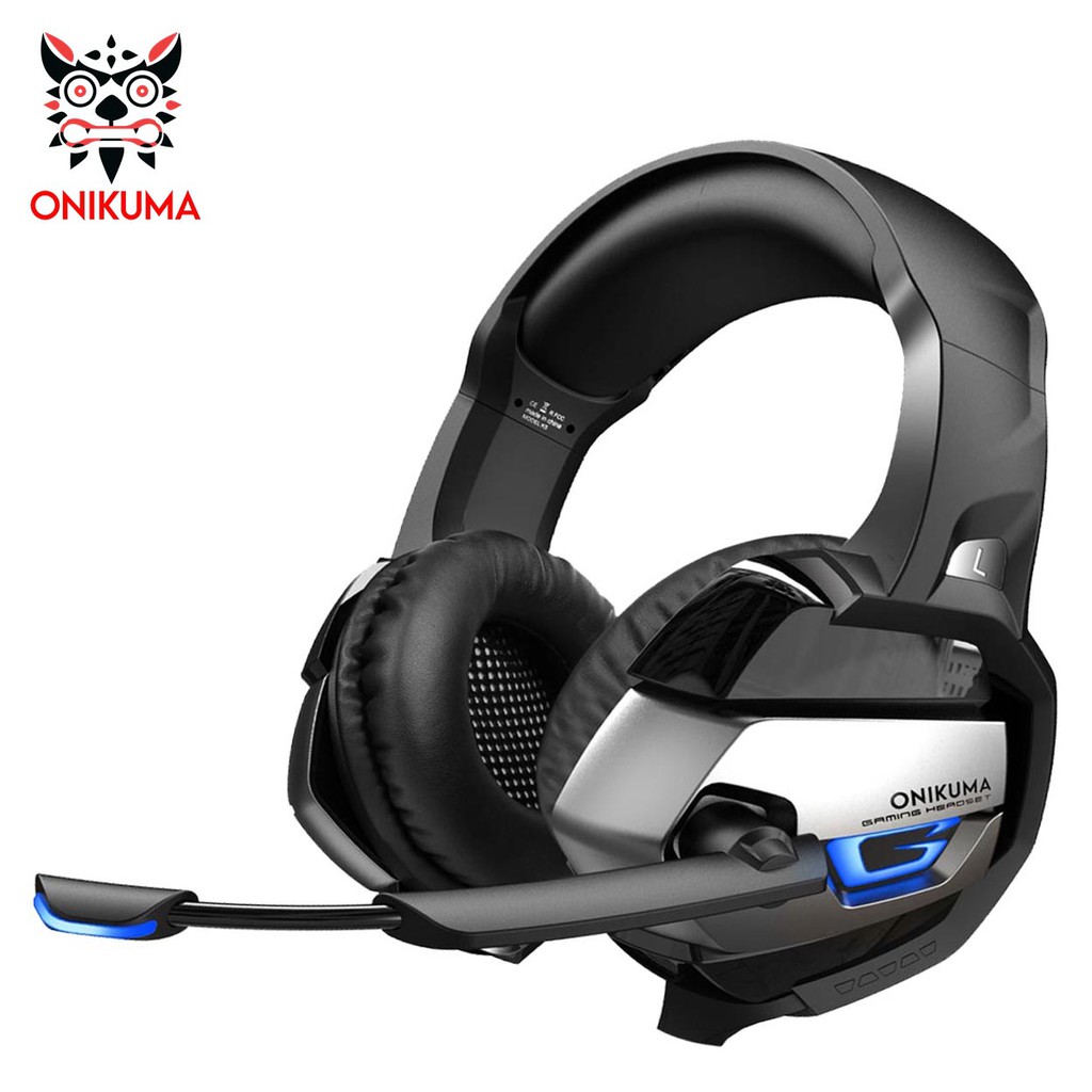 Onikuma K5 LED Gaming Headset Noise Cancelling LongCorded with