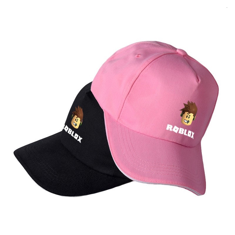 2020 Hot Sale Games Roblox Kids Hats Adjustable Black Pink Cartoon Summer Baseball Caps Unisex Sun Hat By Best4u Shopee Philippines - roblox black winter cap