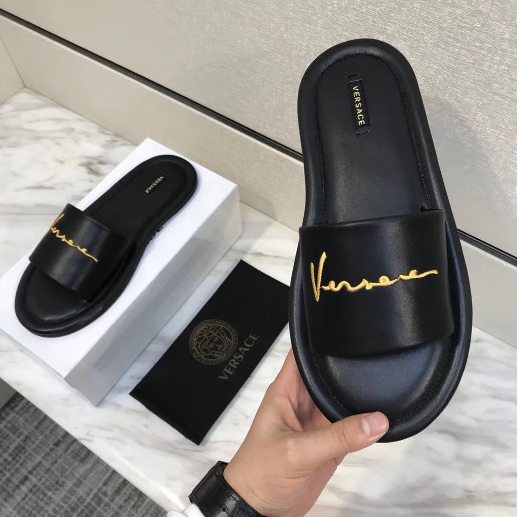 versace slippers mens price