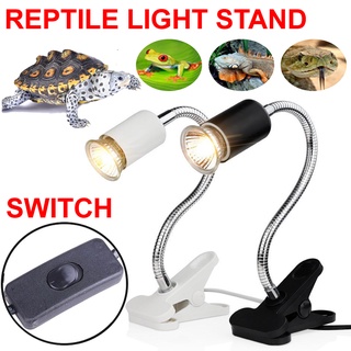 Reptile Light Stand Set UVB Lamp Clip-On Lamp Holder Turtle Tortoise Basking Lamp Reptile Amphibians