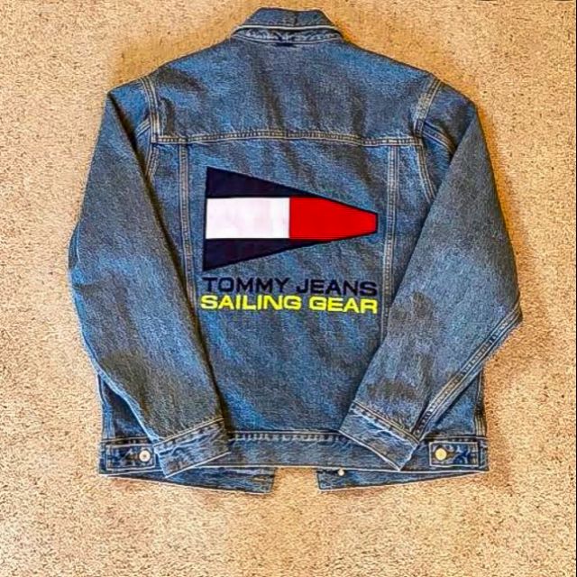 Tommy hilfiger sailing gear best sale denim jacket