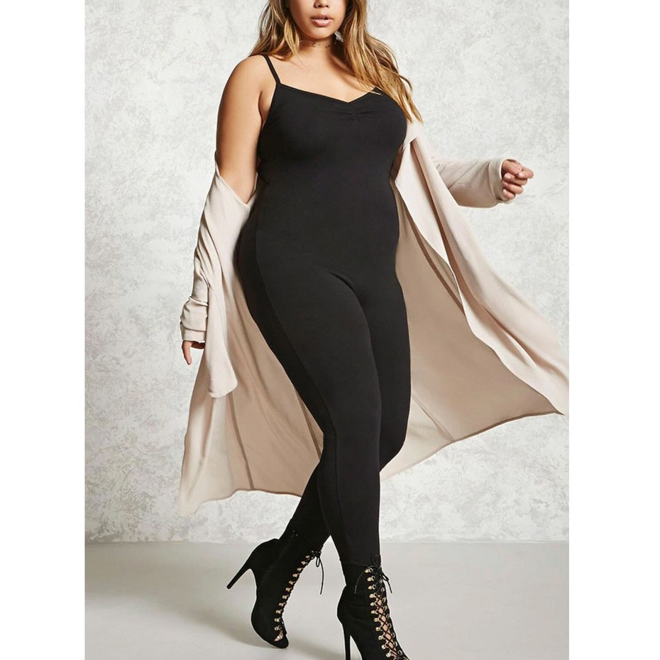 bodycon jumpsuit black