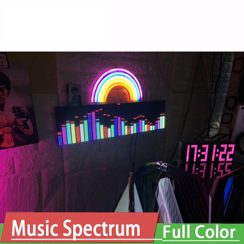profession Full Color Music Spectrum Display Screen Audio KTV Stage LED