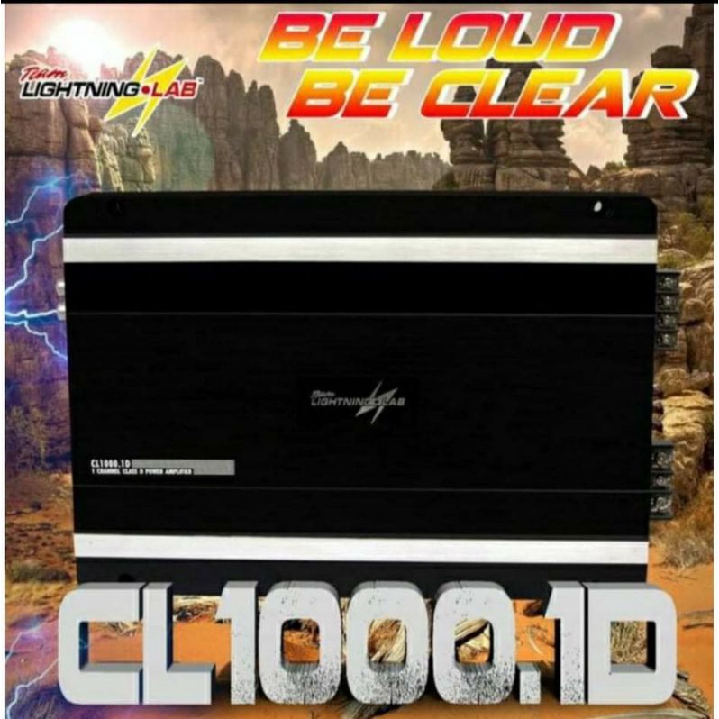 LIGHTNING LAB CAR AMPLIFIER CL1000.1D MONO AMP (1K WATTS) Shopee