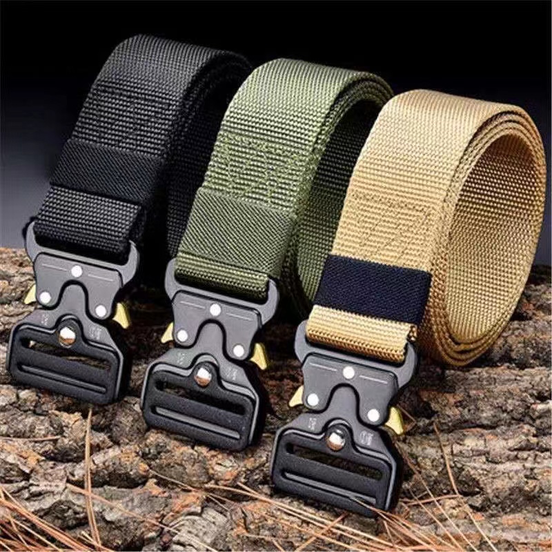 Military Outdoor Tactical Style Belt with interlocking buckle system ...