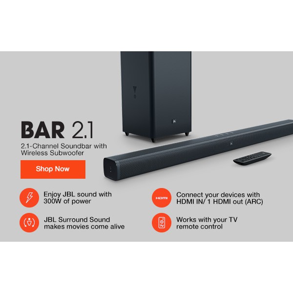 jbl 2.1 soundbar