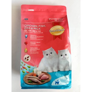 №❁☋SmartHeart Chicken Fish Egg and Milk Kitten Cat Food 1.1kg [Smart Heart]