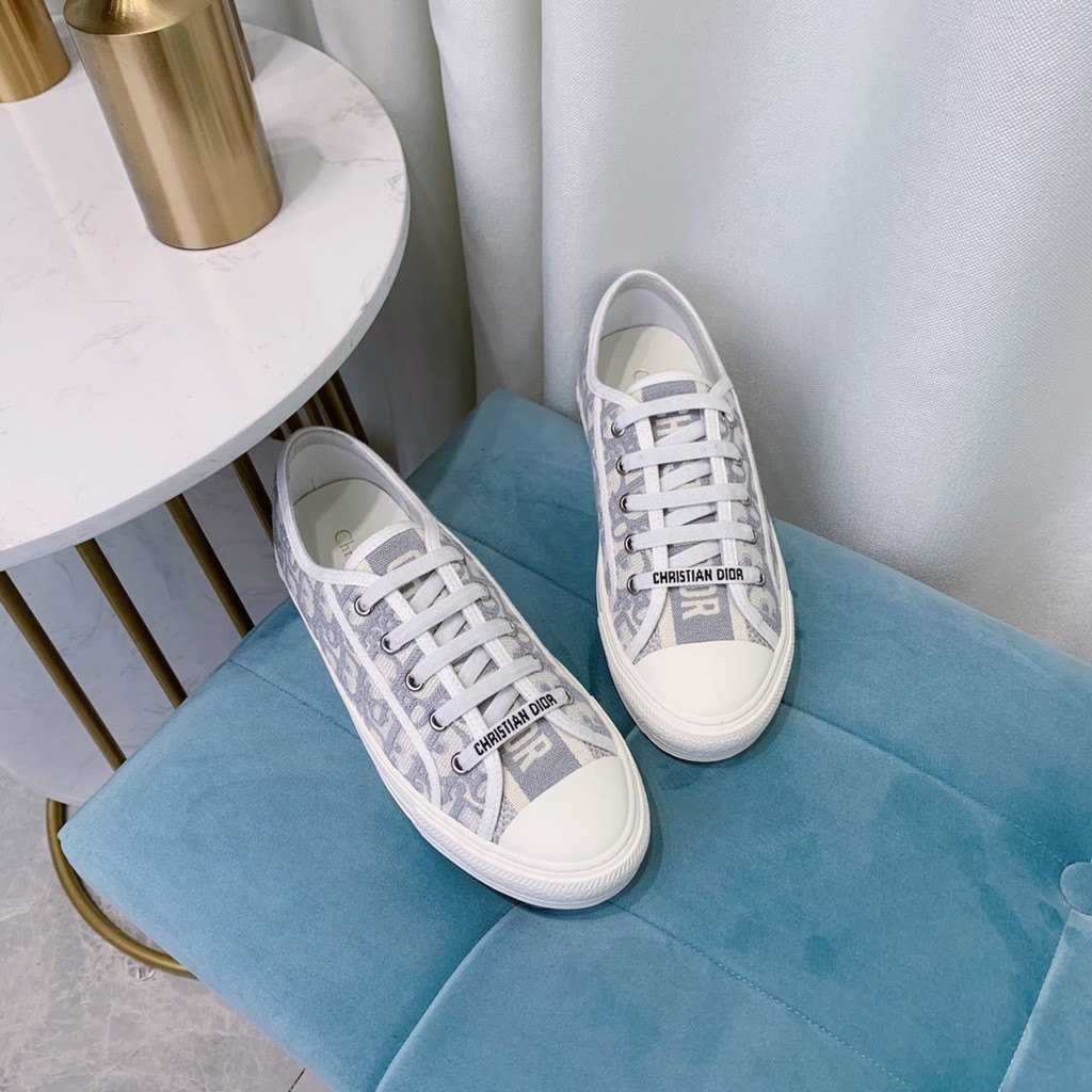 dior x kaws b23 dior oblique low white sneaker