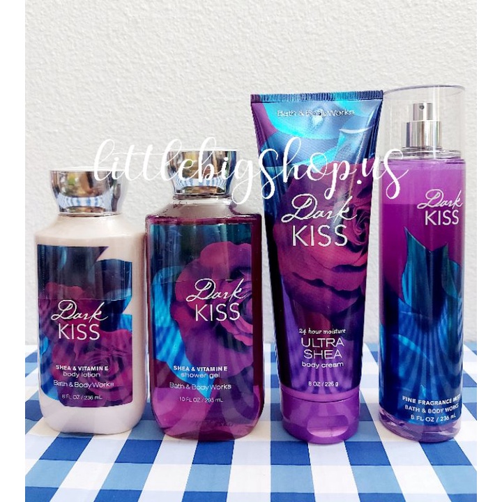 DARK KISS Bath & Body Works Fragrance Mist & Lotion 236 mL (USA