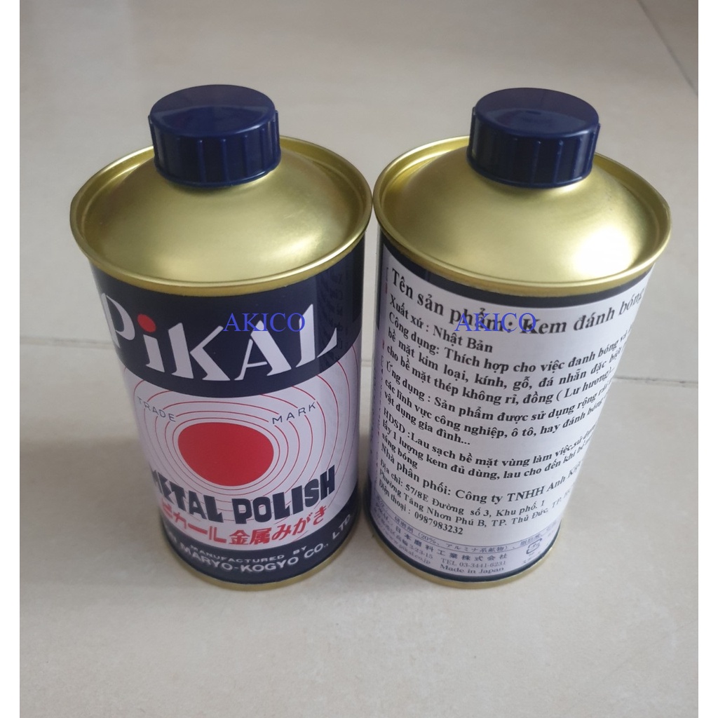 Combo 02 Pikal Metal Polish Metal Polish Metal Polish Metal Polish 300g