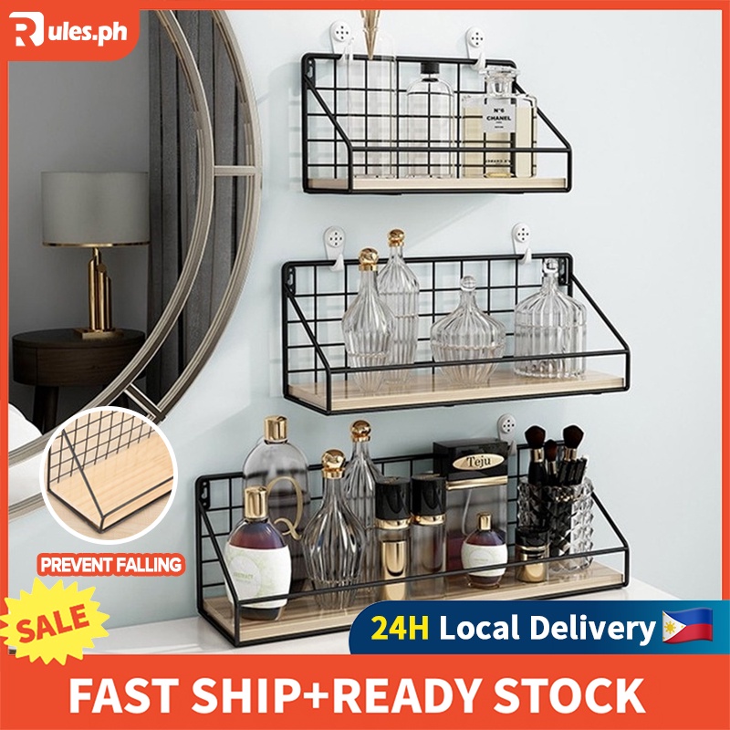 Rules Wall Storage Rack Hanging Shelf Metal Rack Home Decor Wall