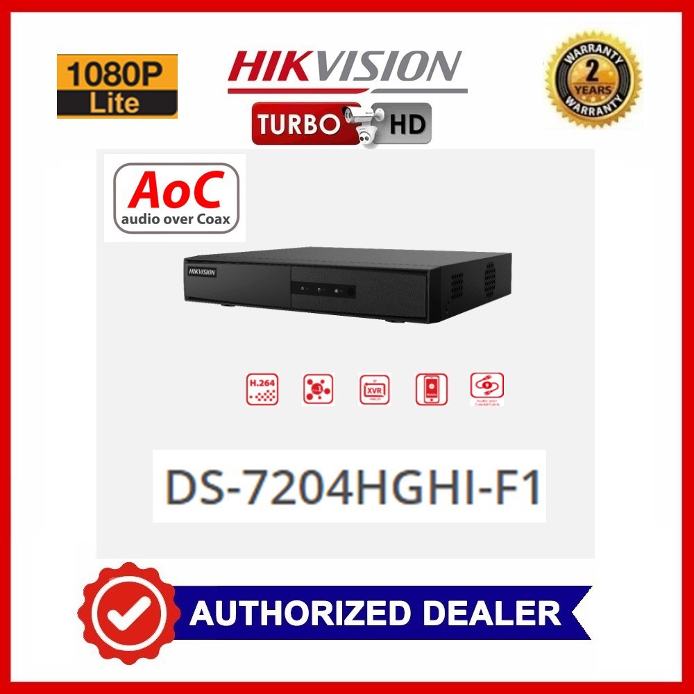 Hikvision Ds 74hghi F1 S 4ch 1080p Lite H 264 Dvr Shopee Philippines