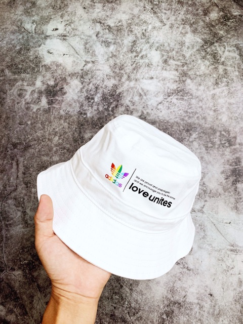 adidas pride bucket hat