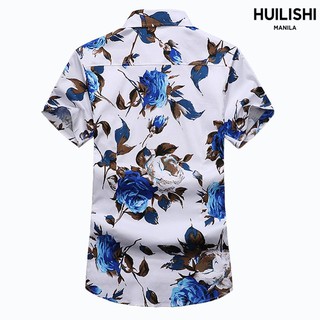 HUILISHI 13 designs Hawaiian Flower Men's High Quality Summer Short ...