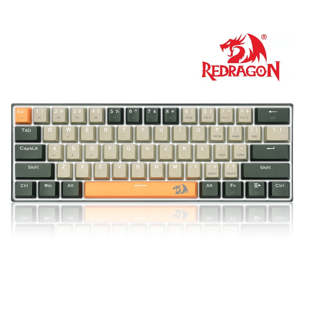 Redragon Lakshmi K606 Mechanical Gaming Keyboard - Brown Switch - White ...