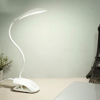Usb Led Touch Sensor Table Desk Lamp Dimmable White Shopee