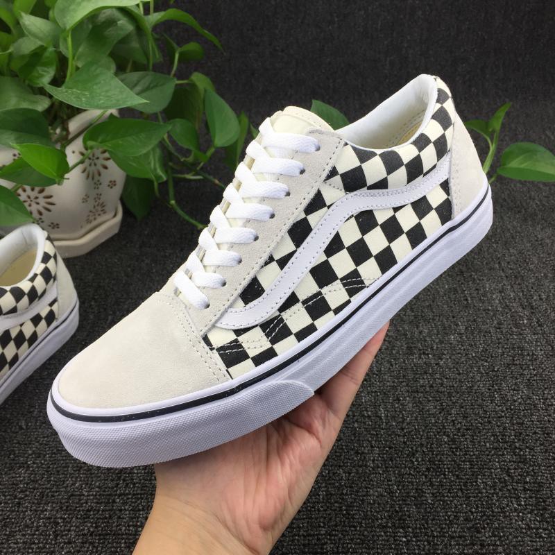 vans old skool checkered womens