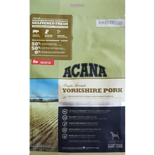 yorkshire pork acana