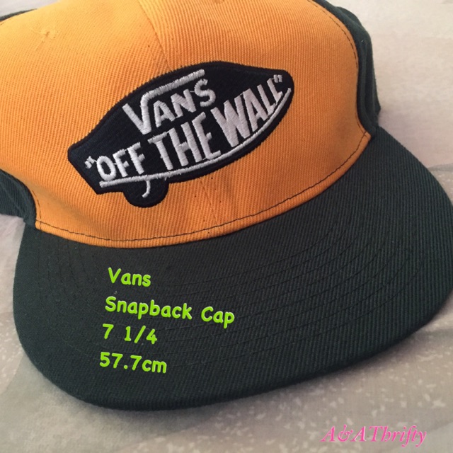 vans snapback cap