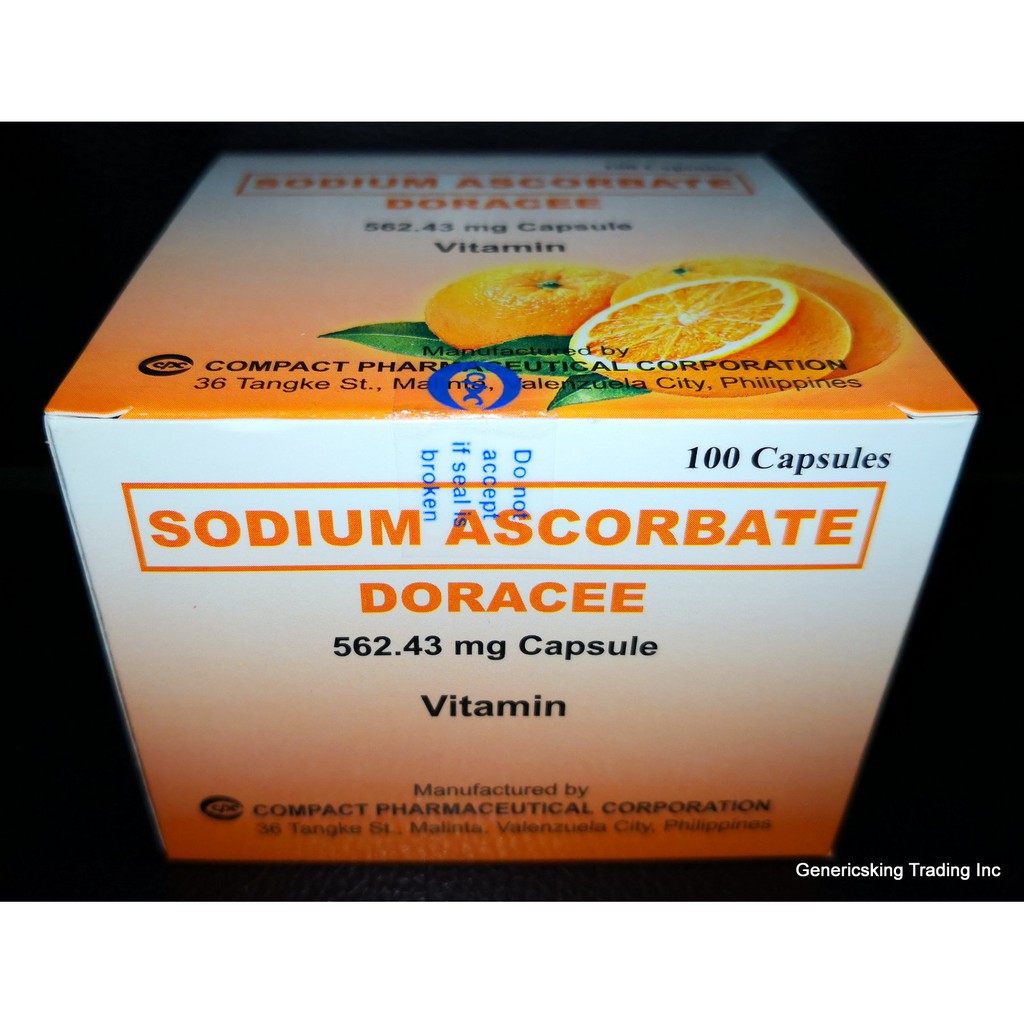 (GENERIC FERN C) SODIUM ASCORBATE 562.43MG X 100 CAPS Shopee Philippines