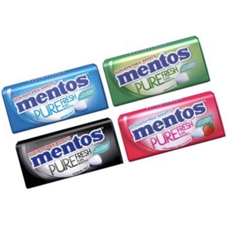 Mentos Pure Fresh Mint Candy 35g Tin (Assorted) | Shopee Philippines