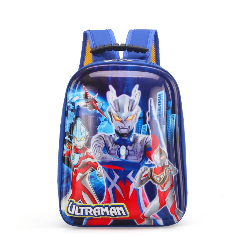 3d Cartoon Cute Ultraman Bag Children S Backpack Shopee Philippines