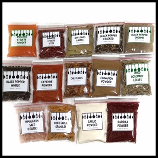 Herbs and Spices Sulit / Tipid / Budget / Travel Pack up to 20g Pepper / Powder / Seeds