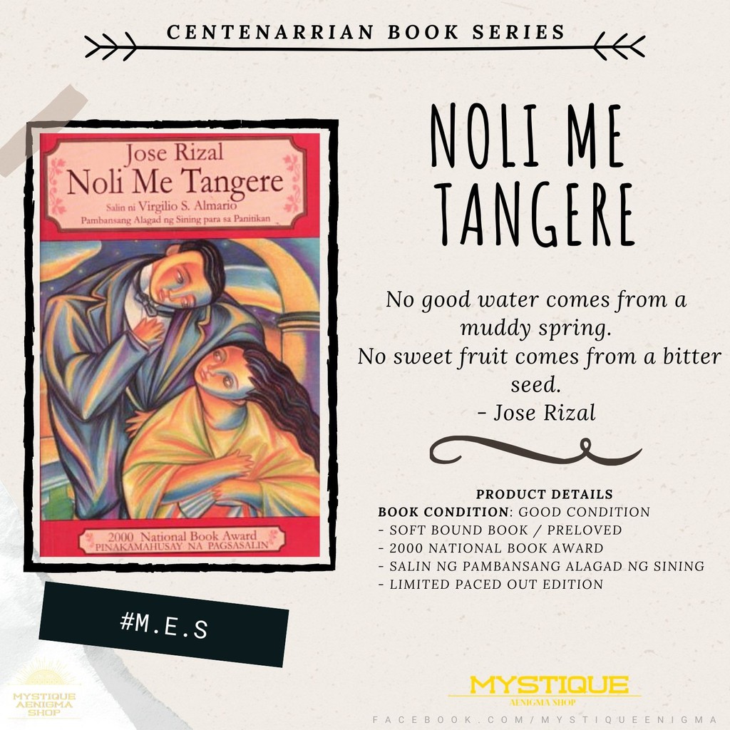 Noli Me Tangere : Salin ni Virgilio Almario (With Free 2 eBooks