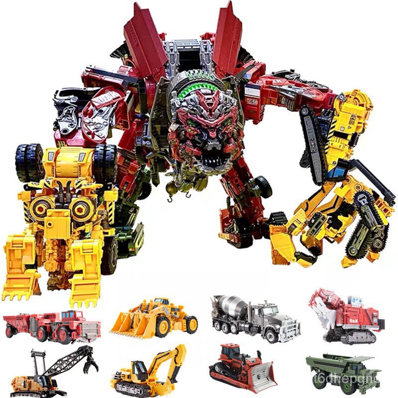 PxfK AOYI Cool 8 IN 1 Oversize Devastator Transformation Toys Boy Anime ...