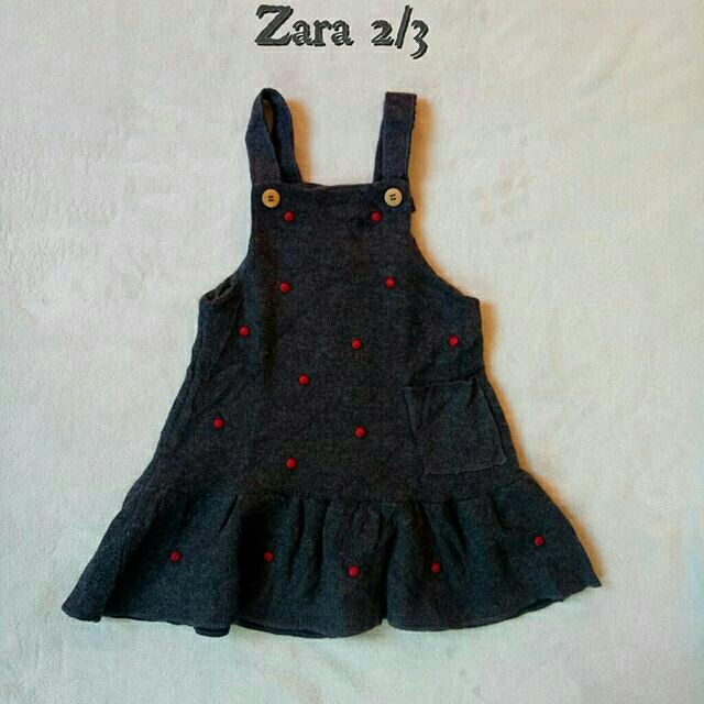 zara dungaree dress