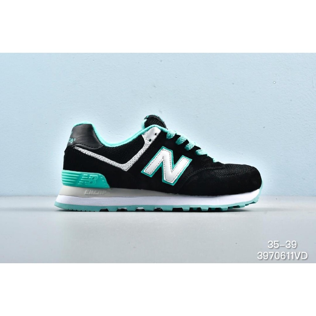 new balance 574 green black