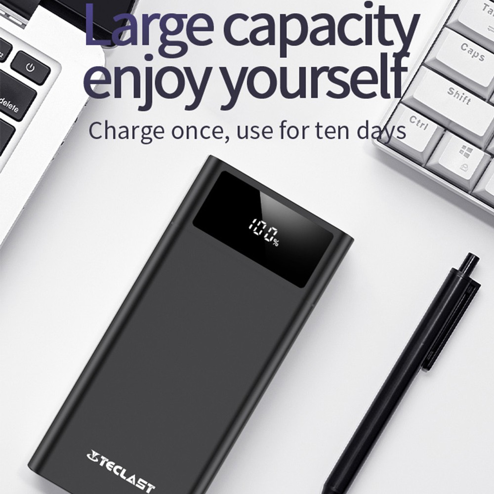 TECLAST A40 Pro 40000mAh 22.5W 5A Fast Charge version Dual Input 4 Output High Capacity PowerBank - Image 2