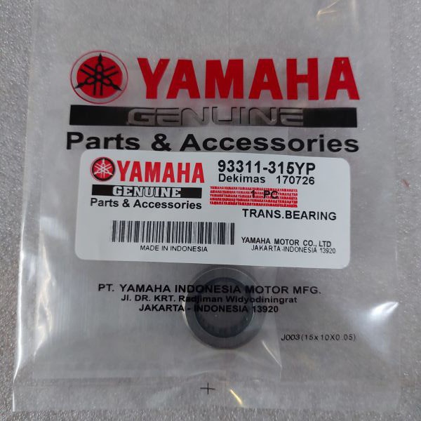 Genuine Yamaha TRANSMISSION BEARING For MIO Sporty / Soul / MXI / Fino ...