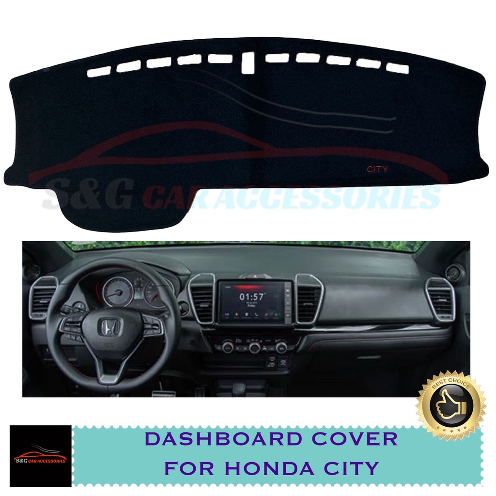 Honda City 2021 onwards Dashboard Cover Anti slip Anti glare Shopee
