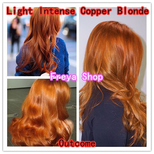 Light Intense Copper Blonde Hair Color with Oxidant ( 8/44 Bob Keratin  Permanent Hair Color ) | Shopee Philippines