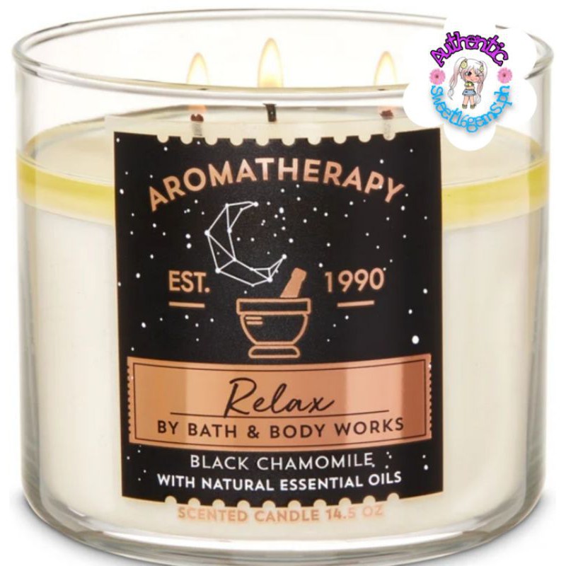 aromatherapy relax candle bath and body works