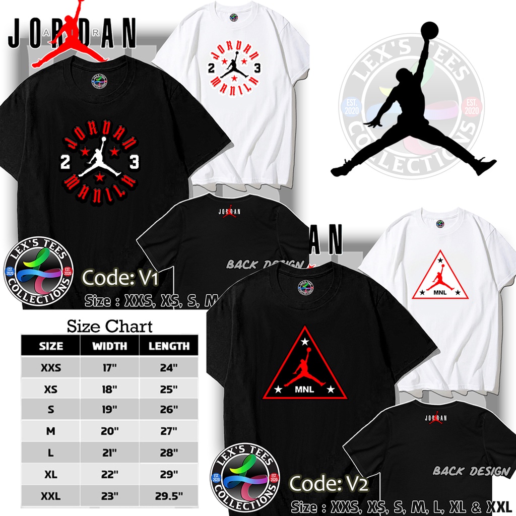 JORDAN MANILA Shirt | Lex'sTEES | Shopee Philippines