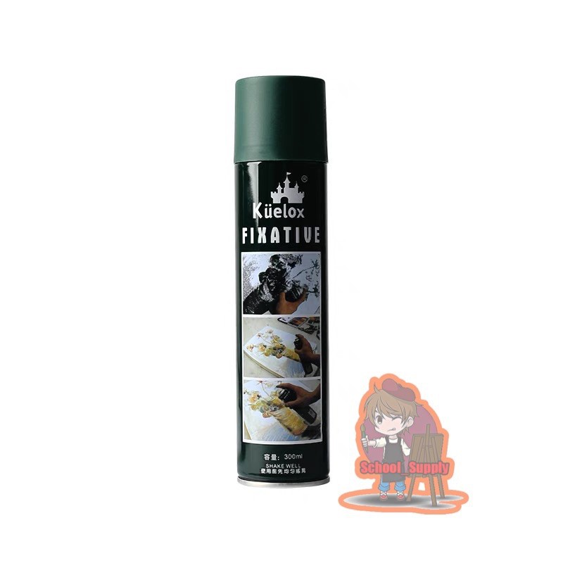 Kuelox Fixative Spray Varnish Spray For Painting Shopee Philippines