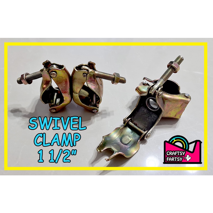 (PER BOX) 1 1/2" Swivel Clamp / Scaffolding Clamp Shopee Philippines