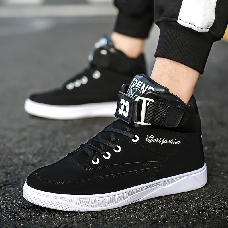 black shoes high cut