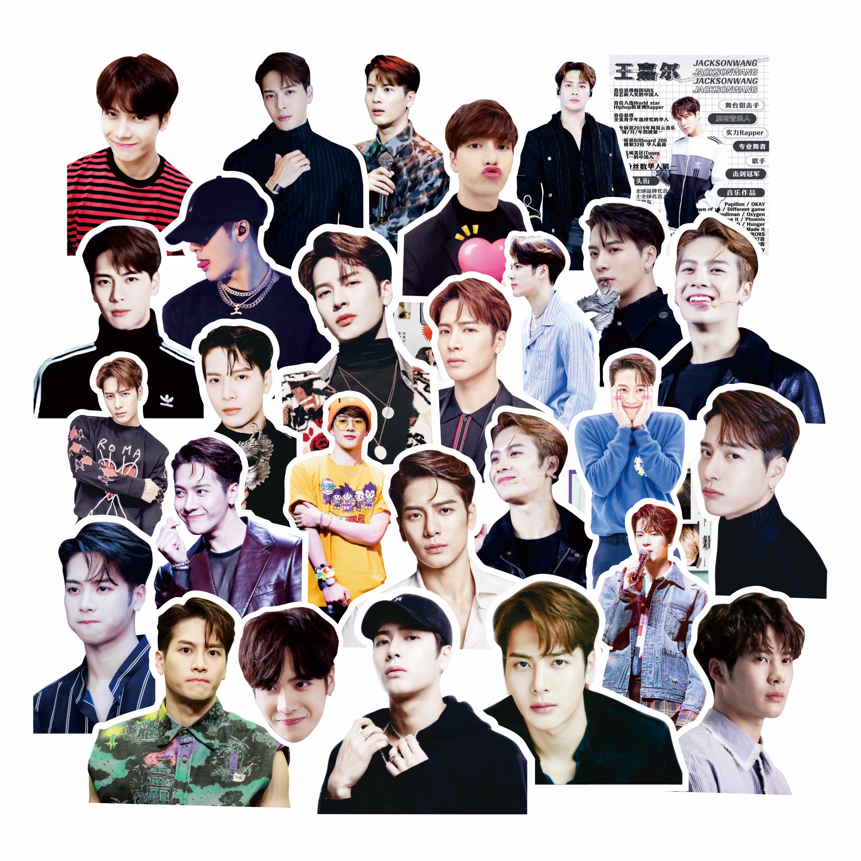 56pcs Got7 Jackson Wang Stickers Living Cute Cartoon Star Hobby Scrapbooking Sticker Mobile Computer Notebook Decorative Stickers Stationery Supplies Shopee Philippines