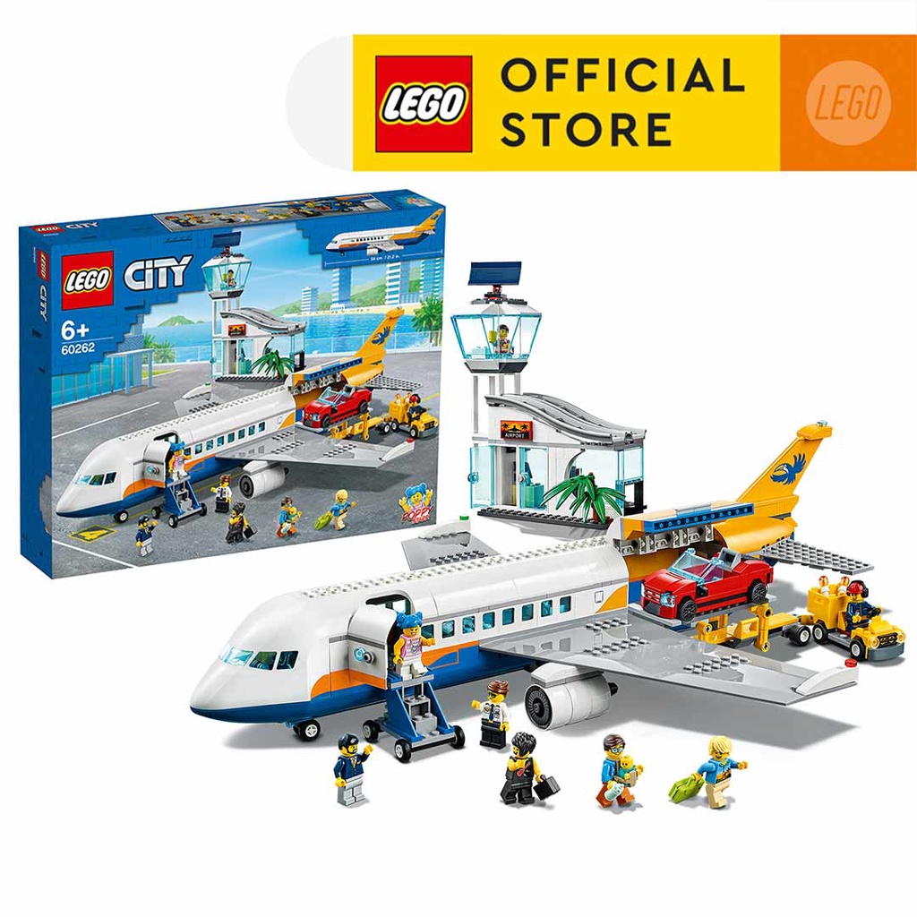 passenger airplane lego