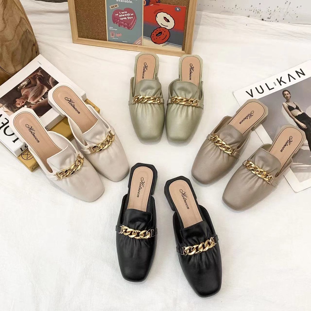 Fashion Sandals Ladies footwear Casual Flat Slippers loafers for Women ...