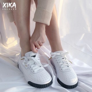 puma cali pink and white