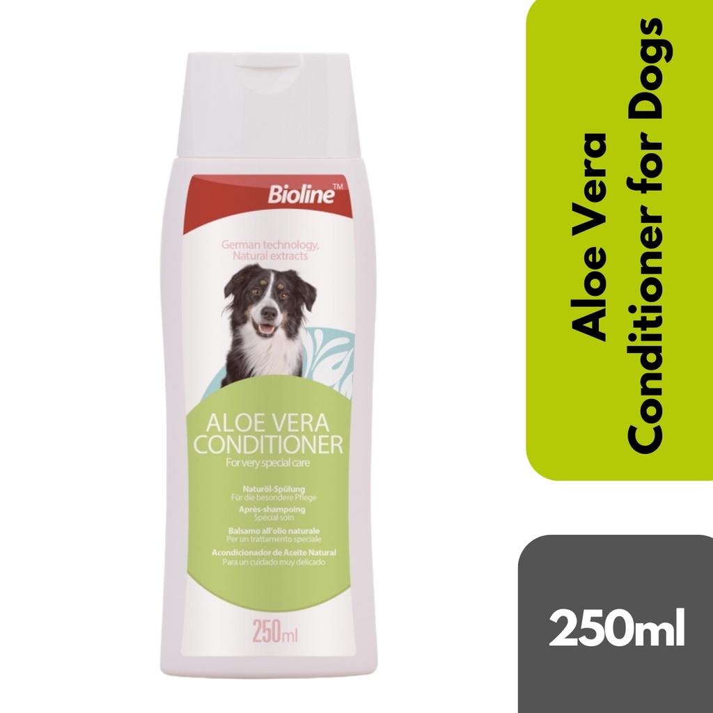 Bioline Aloe Vera Dog Conditioner 250ml Dog Aloevera Conditioner Shopee Philippines