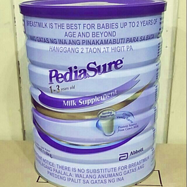 pediasure for 1 year old baby