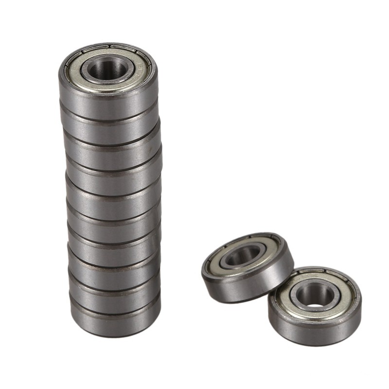 2pcs 22mm x 8mm x 7mm Roller-Skating Wheels Deep Groove Ball Bearing 608Z 