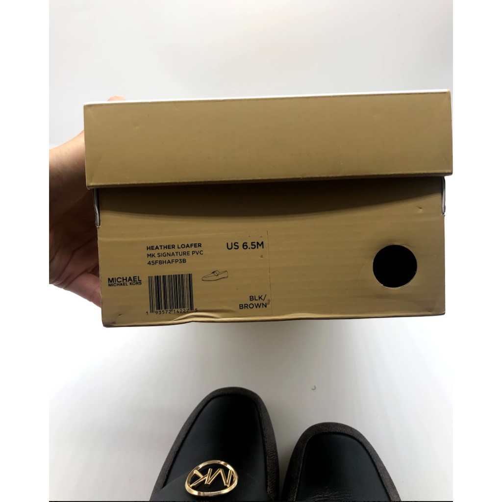 Original Brand New Michael Kors Heather Leather Loafer Women Shoes Size US   USA PURCHASE | Shopee Philippines